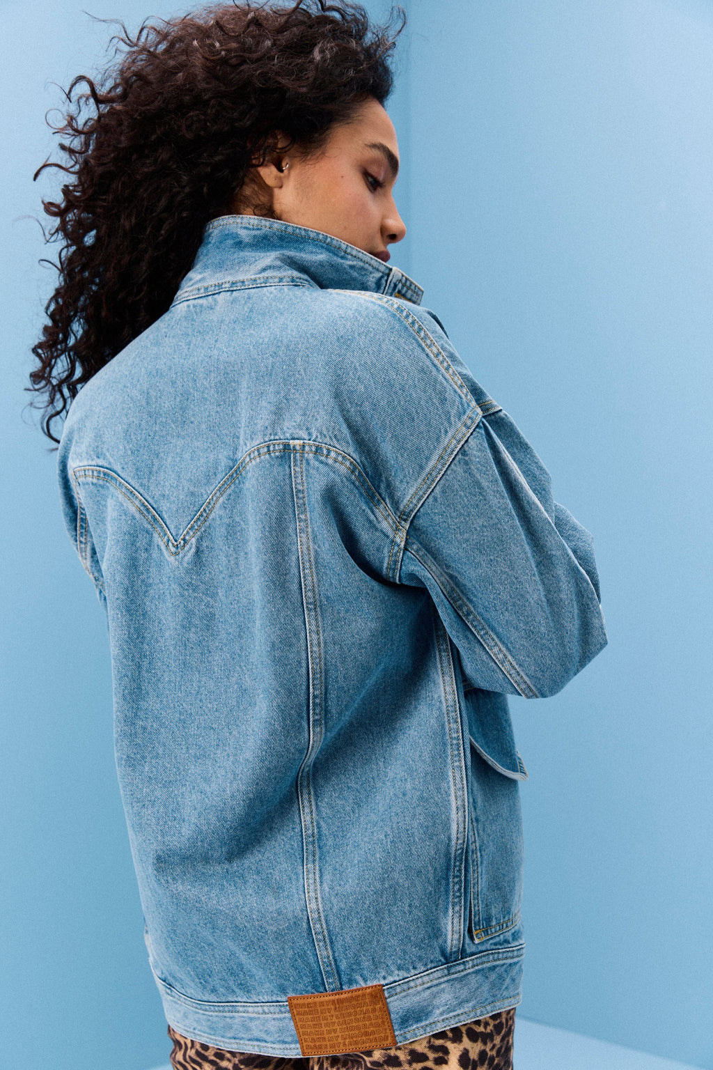 VESTE MAX LIGHT BLUE