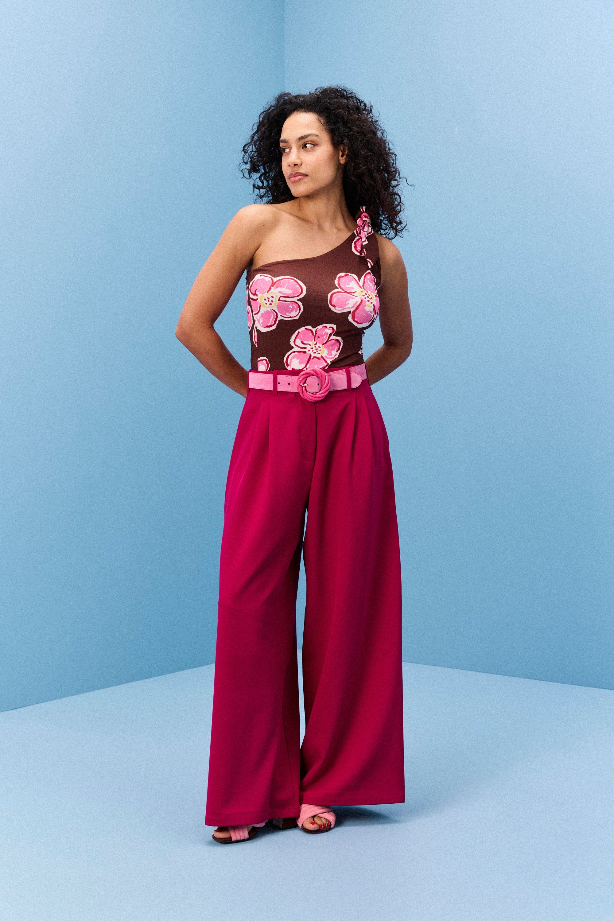 PANTALON HARYA FUCHSIA