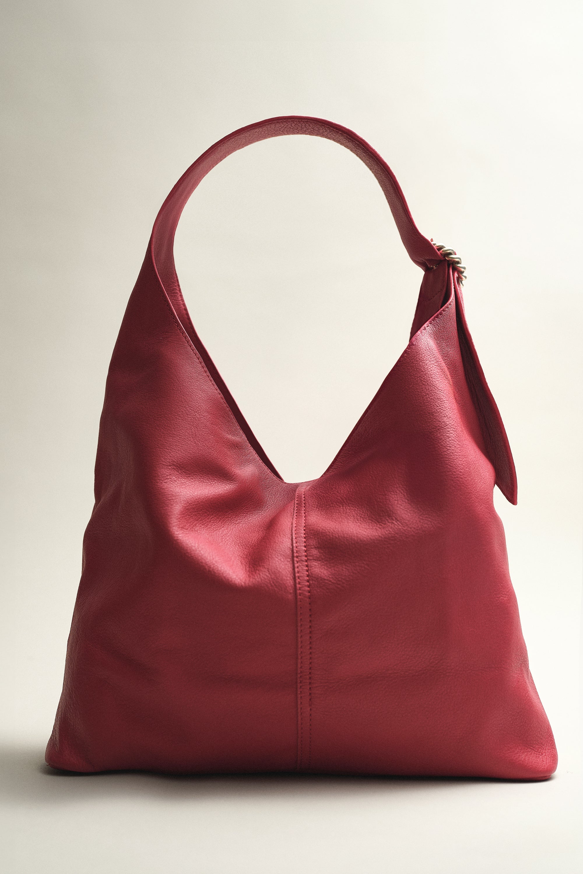 SAC GABRIEL EN CUIR ROUGE