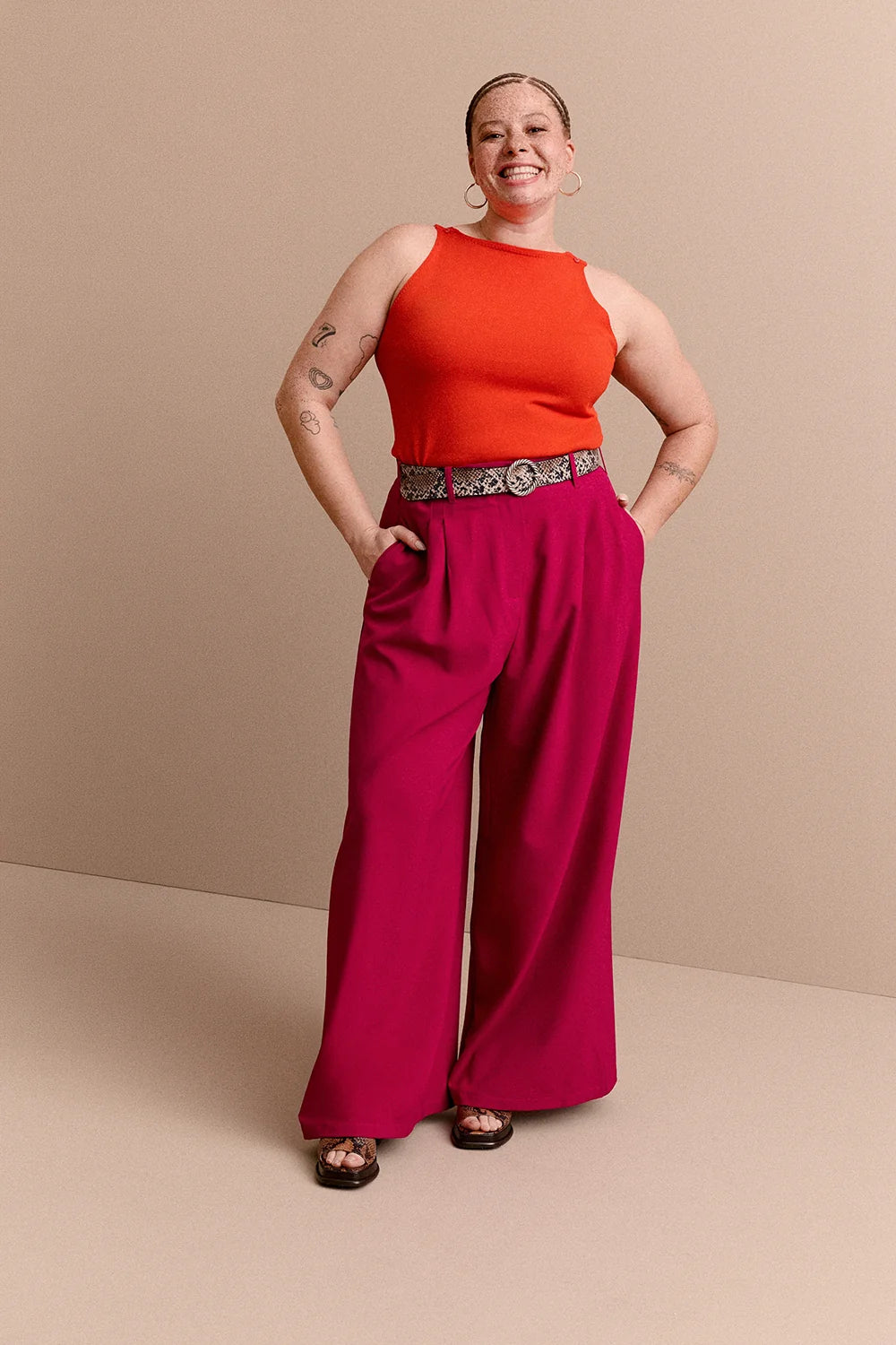 PANTALON HARYA FUCHSIA