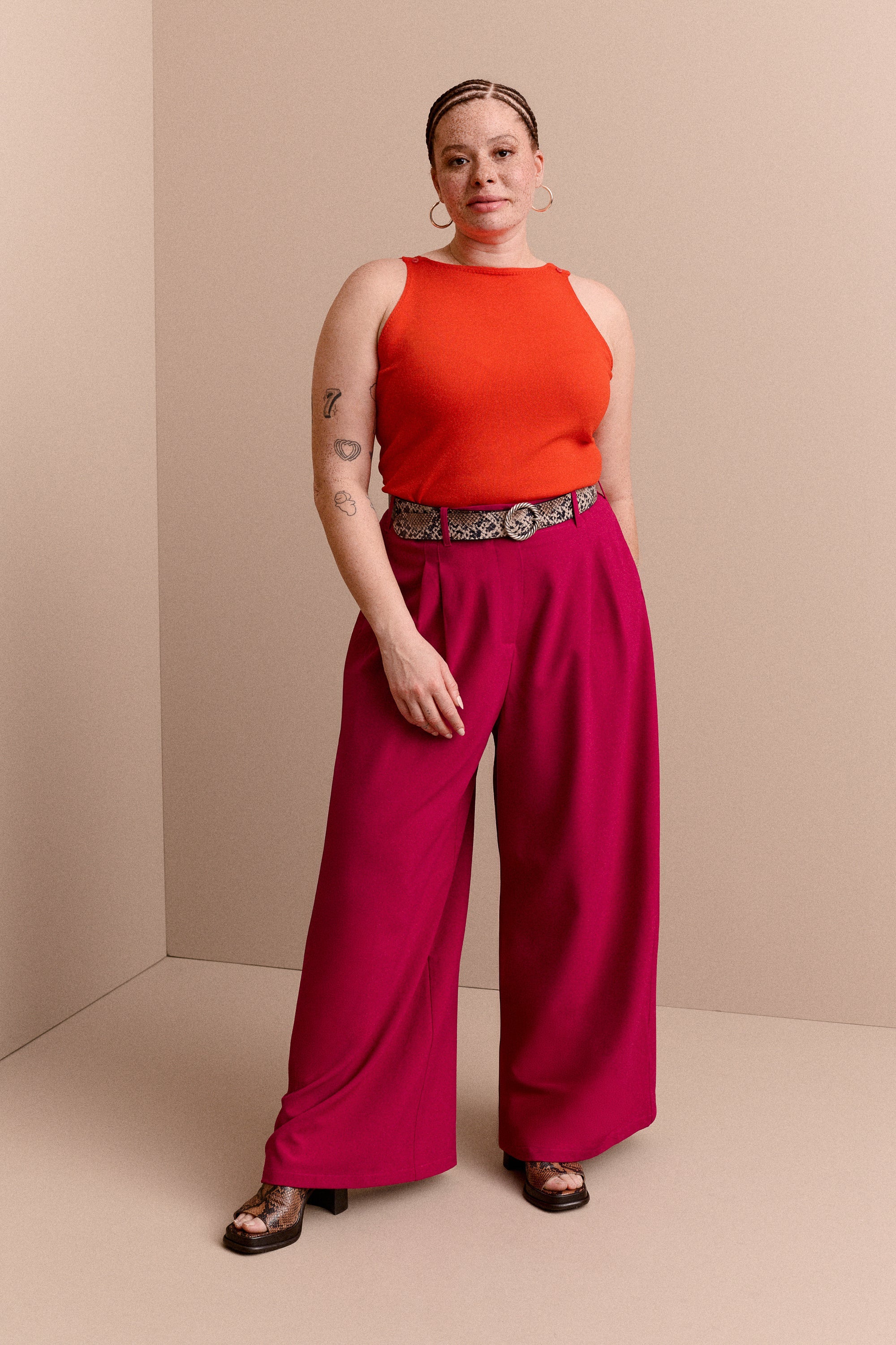 PANTALON HARYA FUCHSIA