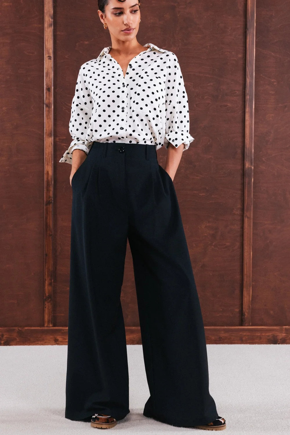 PANTALON HARYA NOIR