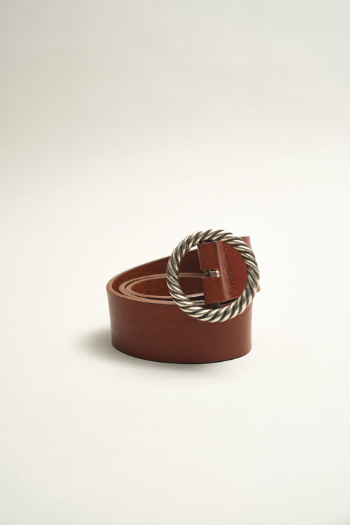 CEINTURE TORSADE MARRON