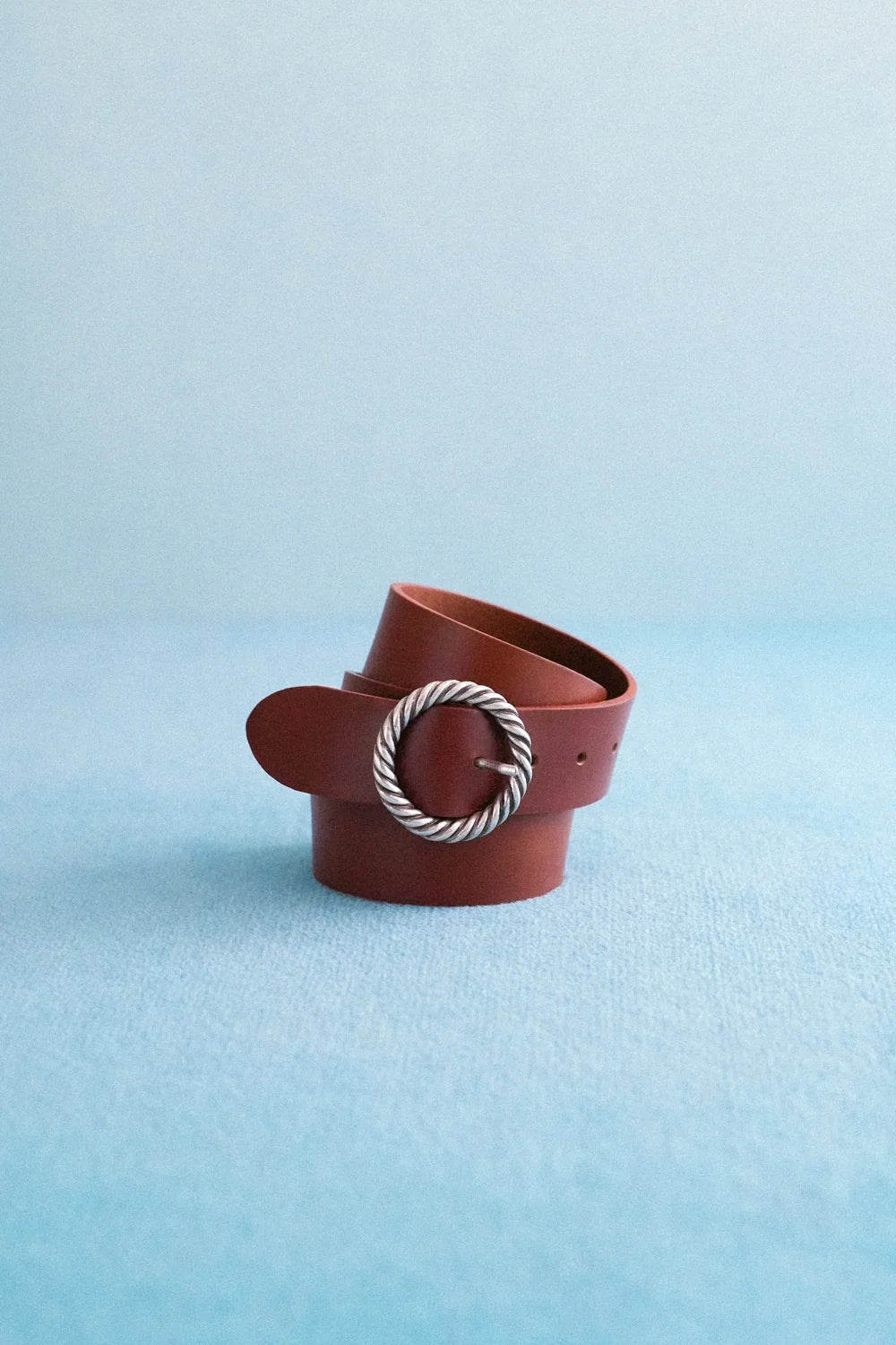 CEINTURE TORSADE MARRON