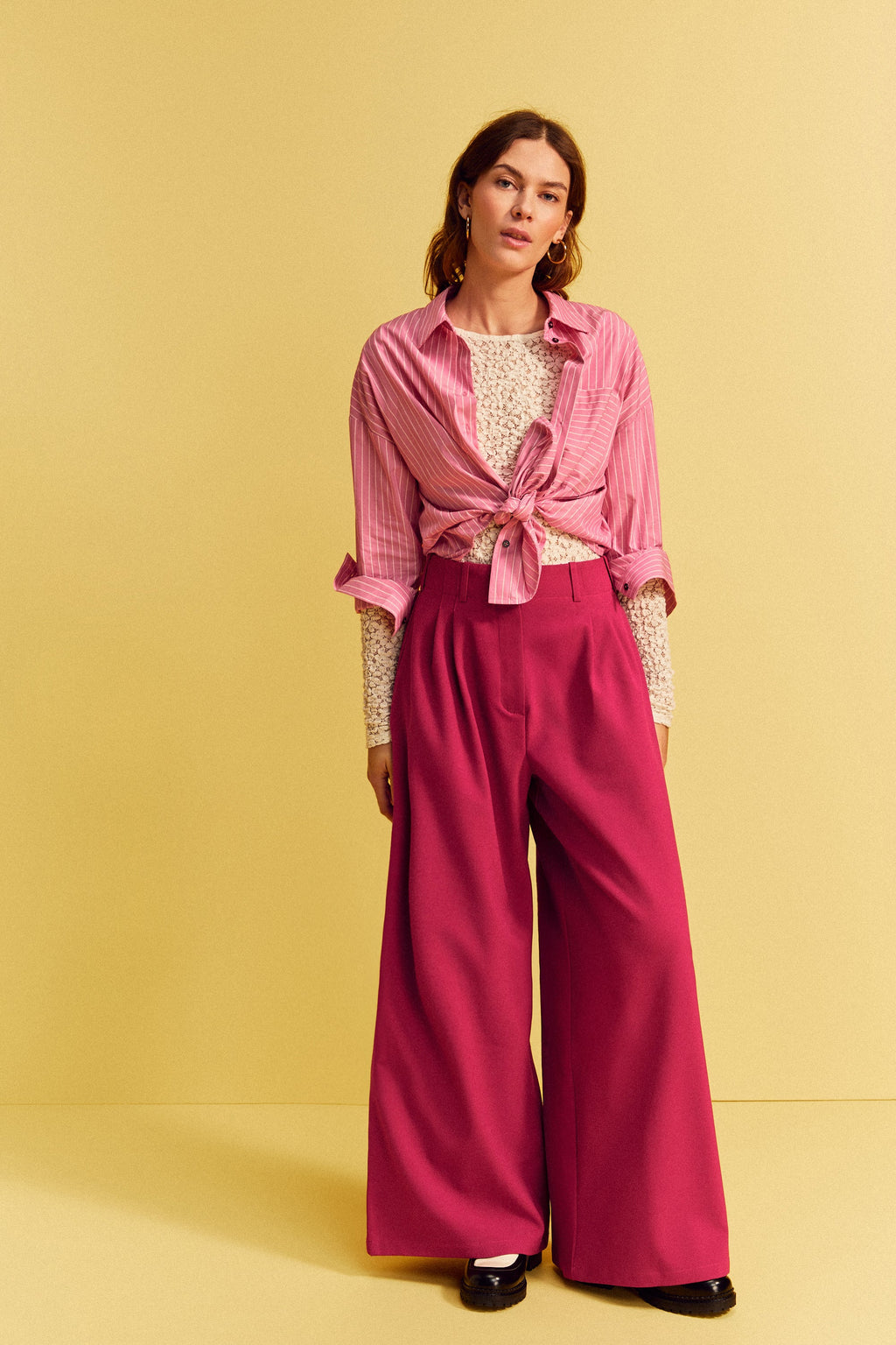 PANTALON HARYA FUCHSIA