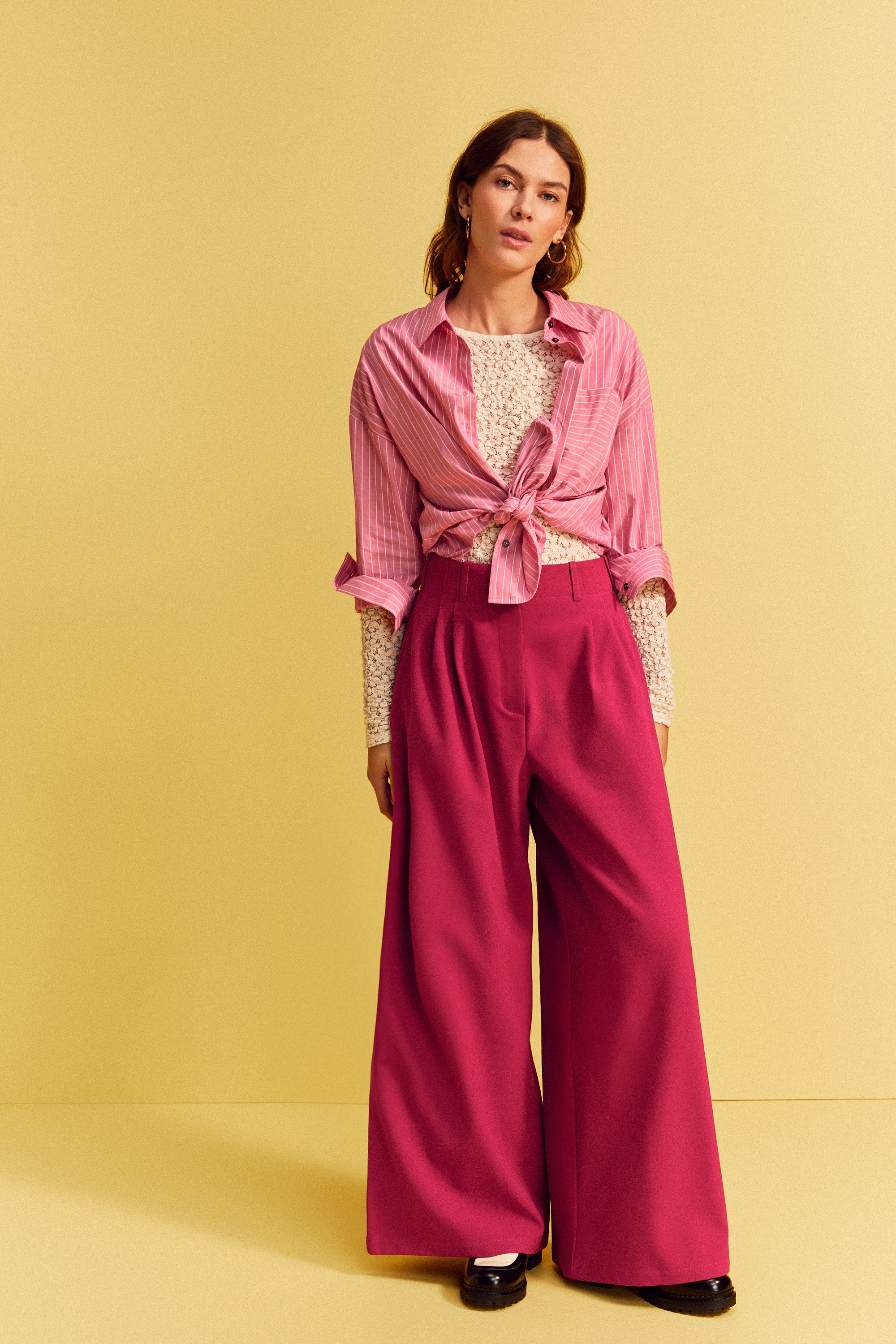 PANTALON HARYA FUCHSIA