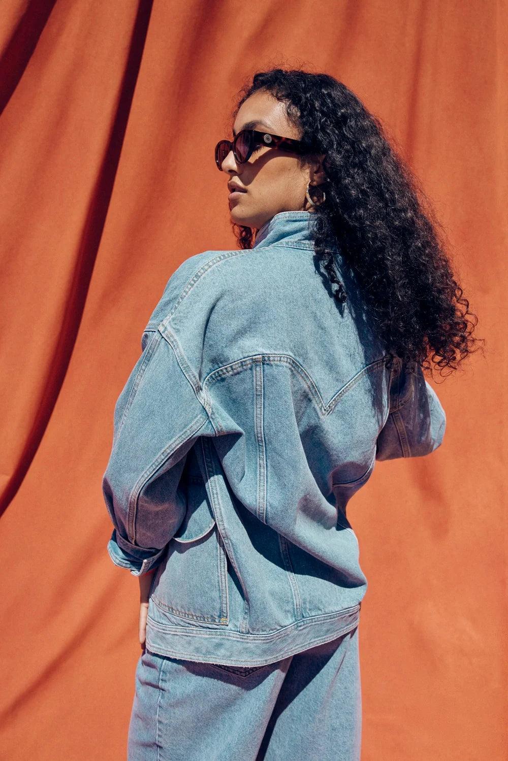 VESTE MAX LIGHT BLUE