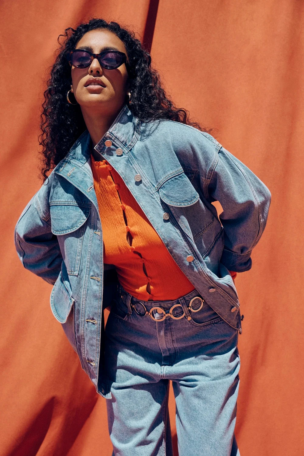 VESTE MAX LIGHT BLUE