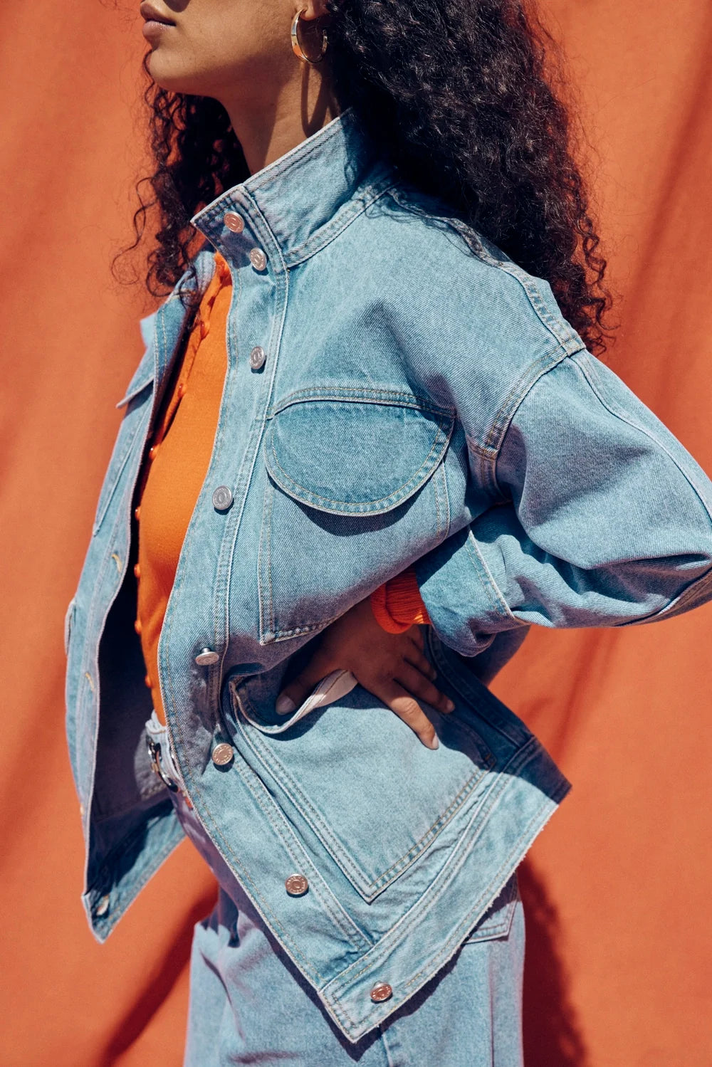 VESTE MAX LIGHT BLUE